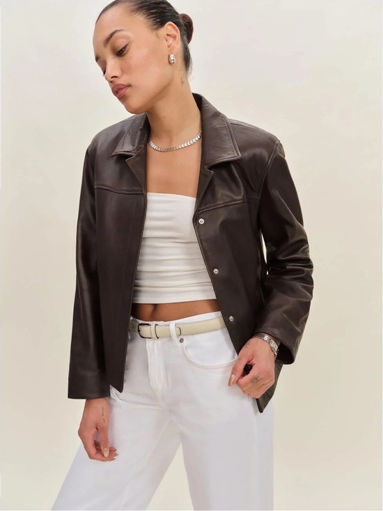 Reformation Jackets & Blazers - Reformation Veda Louisa Leather Jacket